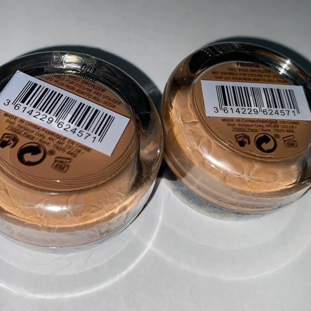 3 Rimmel bronzers paradise set of 3 face gel jelly pot NEW sealed full‎ size
